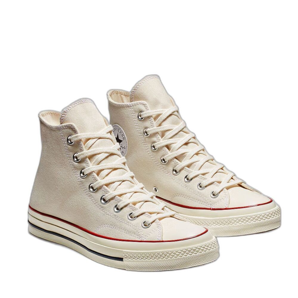 Converse Chuck 70 Hi High Top Sneakers Parchment Garnet Egret Women's 8.5